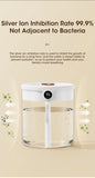 2L Air Humidifier Large Capacity With LCD Humidity Display Night Light Double Nozzle Aroma Essential Oil Diffuser For Home Offic