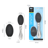1pc Stainless Steel Double Side Foot File 10pcs Sanding Papers Rasping Callus Dead Skin Remover Pedicure Feet Care Tool