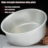4-12 inch Aluminum Round Cake Bakeware solid bottom Chiffon Cake die for aluminum alloy Home baking cake mold pan cake tin